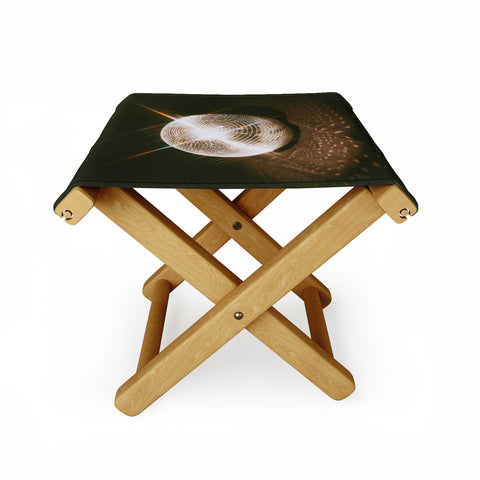 Samantha Hearn Disco Ball Art Folding Stool