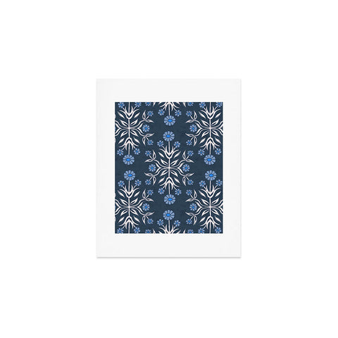 Schatzi Brown Belinna Floral Blue Art Print