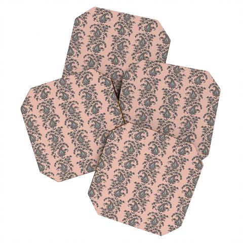 Schatzi Brown Innessa Paisley Blush Coaster Set