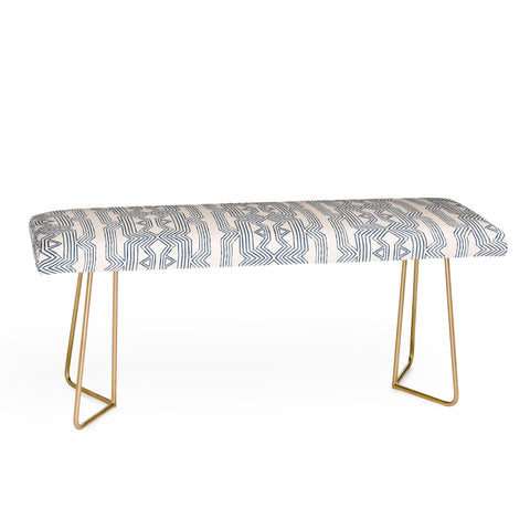 Schatzi Brown Norr Lines Ivory Bench