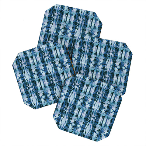 Schatzi Brown Quinn Tie Dye Marine Coaster Set