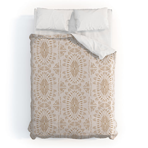 Schatzi Brown Willa Boho Ivory Duvet Cover