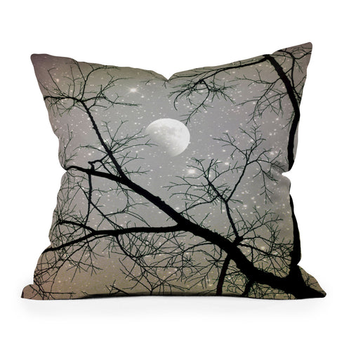 Shannon Clark Silver Sky Outdoor Throw Pillow