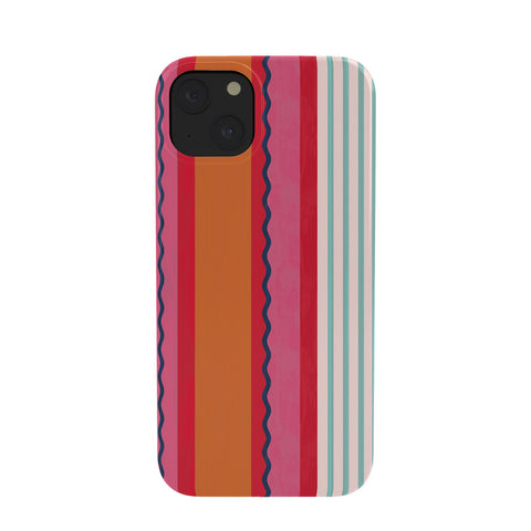 Showmemars Bold Color Play Pink And Orange Phone Case