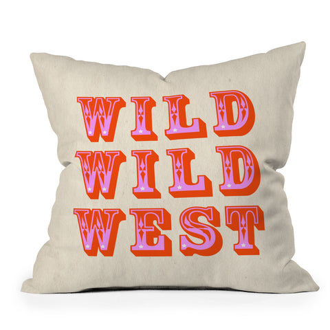 Showmemars WILD WILD WEST I Outdoor Throw Pillow