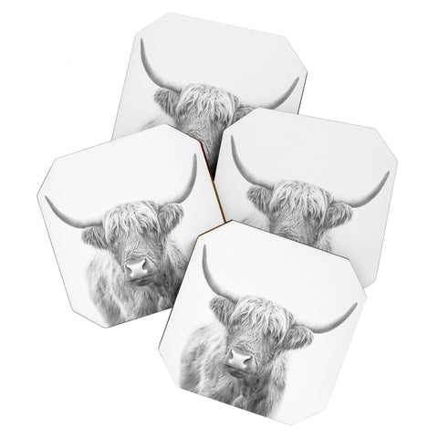 Sisi and Seb Highland Bull Coaster Set