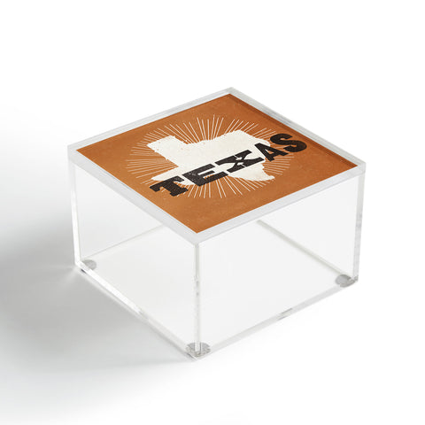 Sombrero Inc The Lone Star State Acrylic Box