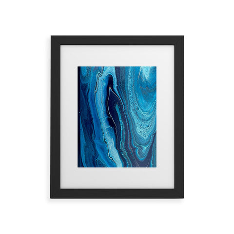 Studio K Originals Azure Slices Framed Art Print