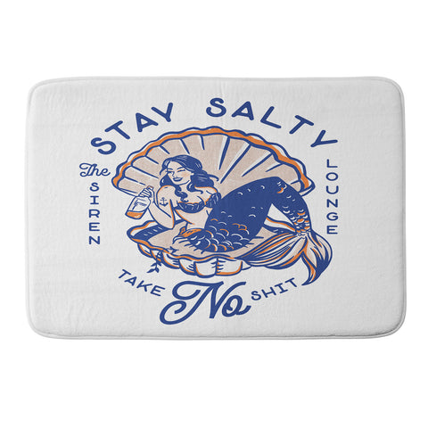 The Whiskey Ginger The Siren Lounge Stay Salty Memory Foam Bath Mat