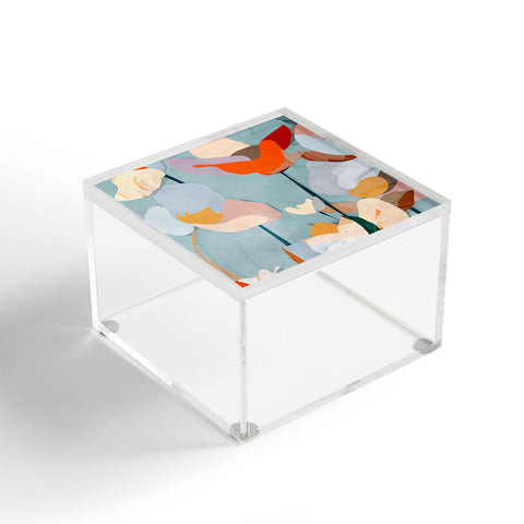 ThingDesign Abstract Art Flowers Acrylic Box