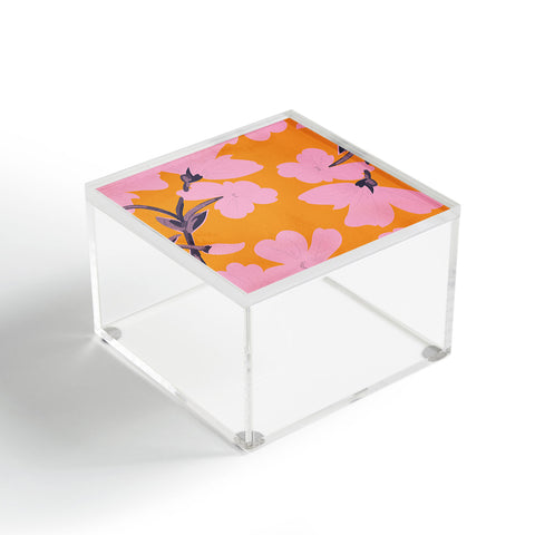 ThingDesign Abstract Minimal Flowers 18 Acrylic Box