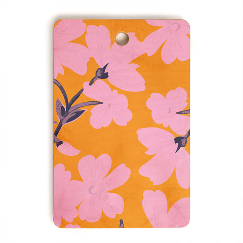ThingDesign Abstract Minimal Flowers 18 Cutting Board Rectangle