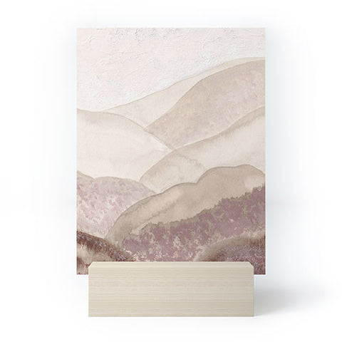 Viviana Gonzalez Japandi Mountains 01 Mini Art Print