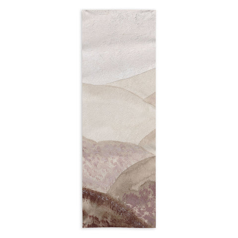 Viviana Gonzalez Japandi Mountains 01 Yoga Towel