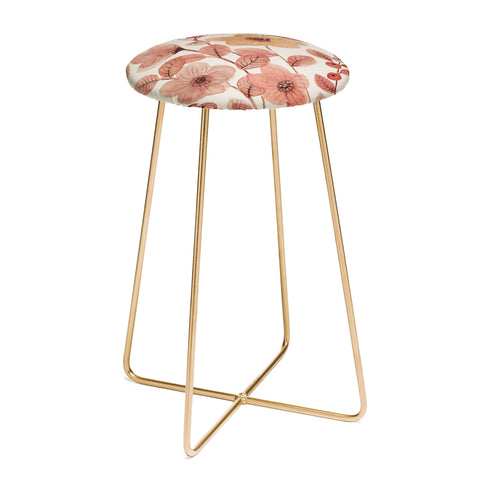 Viviana Gonzalez Moody Blooms 06 Counter Stool