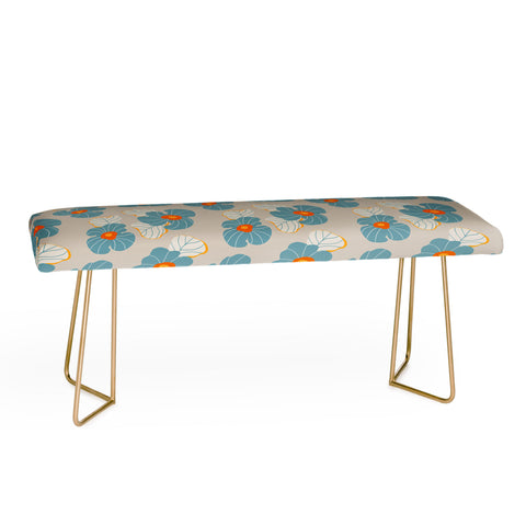 Viviana Gonzalez Psychedelic Wild Flowers Bench