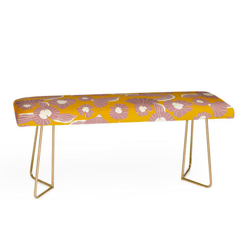 Viviana Gonzalez Vintage Flowers day Bench