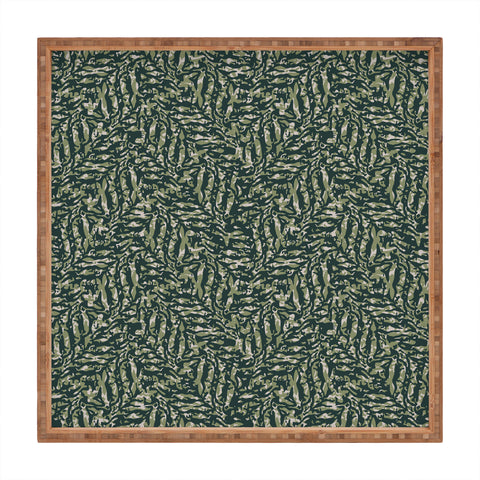 Wagner Campelo Abstract Fern 2 Square Tray