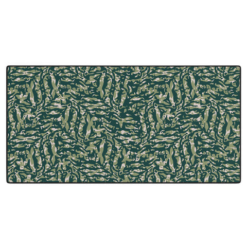 Wagner Campelo Abstract Fern 2 Desk Mat