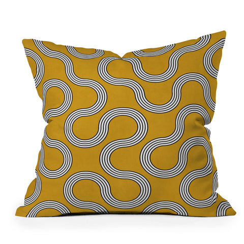 Zoltan Ratko My Favorite Geometric Pattern No3 Throw Pillow
