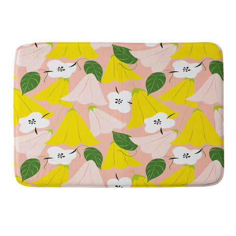 83 Oranges Bella Pattern Memory Foam Bath Mat