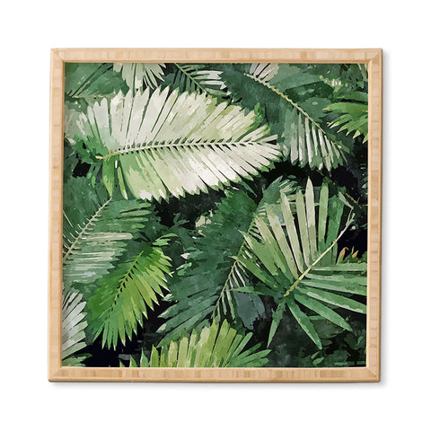 83 Oranges Life Is Better With Palm Trees Framed Wall Art