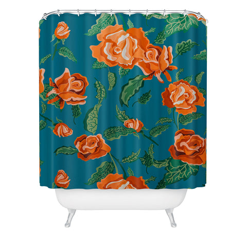 83 Oranges Rosalie Shower Curtain