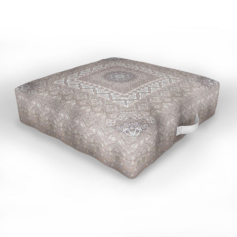 Aimee St Hill Farah Squared Neutral Outdoor Floor Cushion