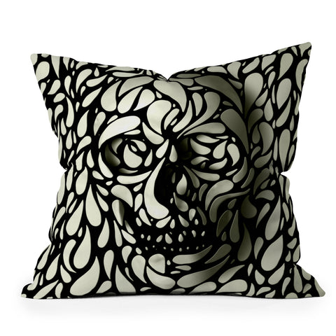 Ali Gulec Skull 4 Throw Pillow