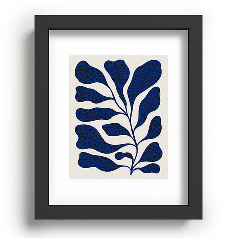 Alisa Galitsyna Blue Plant 2 Recessed Framing Rectangle