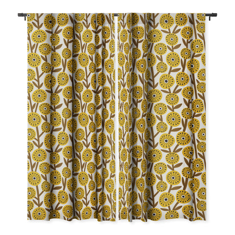 Alisa Galitsyna Mid Century Garden 1 Blackout Window Curtain