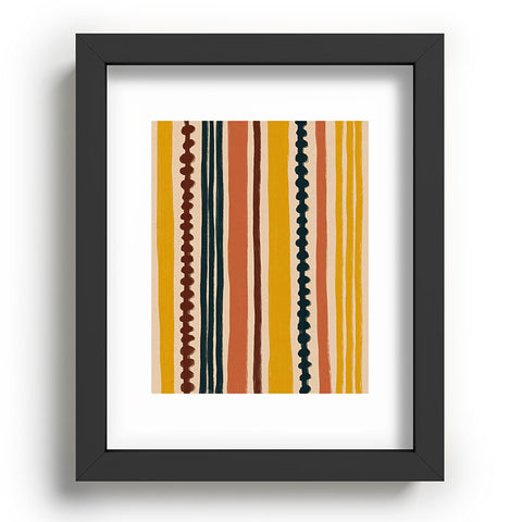 Alisa Galitsyna Mix of Stripes 7 Recessed Framing Rectangle