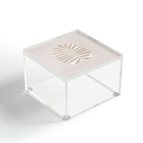 Alisa Galitsyna Neutral Tropical Leaves Acrylic Box