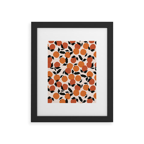 Alisa Galitsyna Orange Garden Framed Art Print