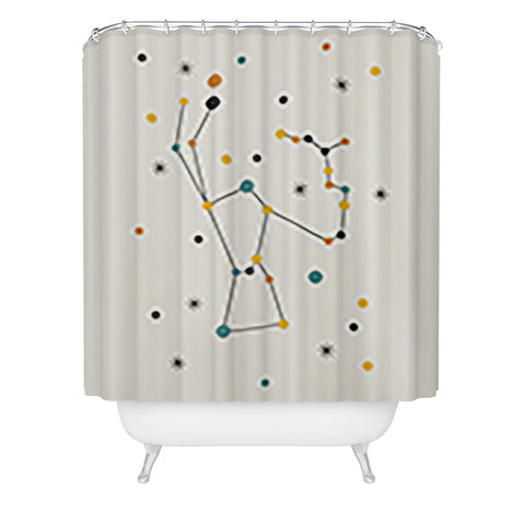 Alisa Galitsyna Orion Constellation Shower Curtain