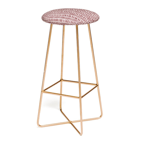 Alisa Galitsyna Simple Hand Drawn Pattern IX Bar Stool