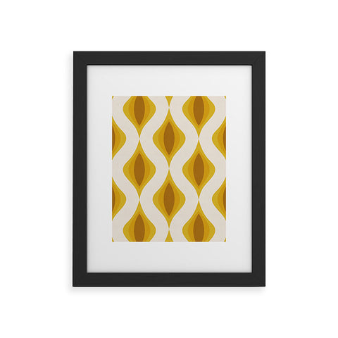 Alisa Galitsyna Yellow Ornaments Framed Art Print