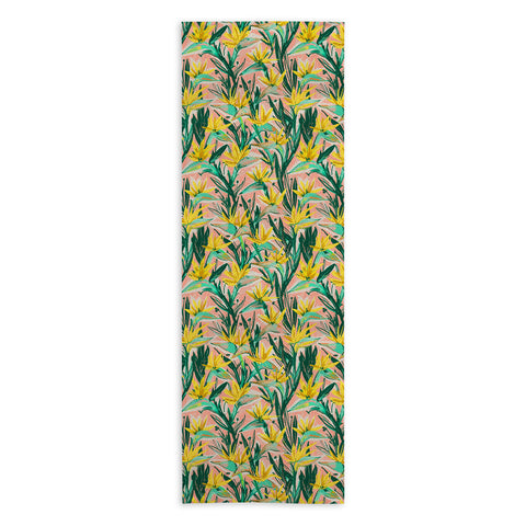 alison janssen Birds of Paradise Party Yoga Towel