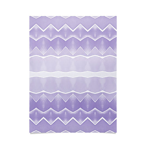 Amy Sia Agadir 3 Pastel Purple Poster