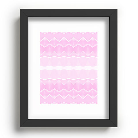 Amy Sia Agadir 3 Pink Recessed Framing Rectangle