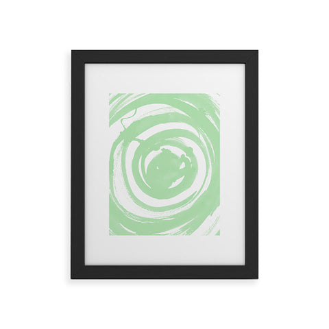 Amy Sia Swirl Sage Framed Art Print