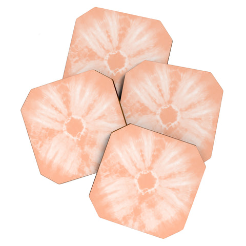 Amy Sia Tie Dye Peach Coaster Set