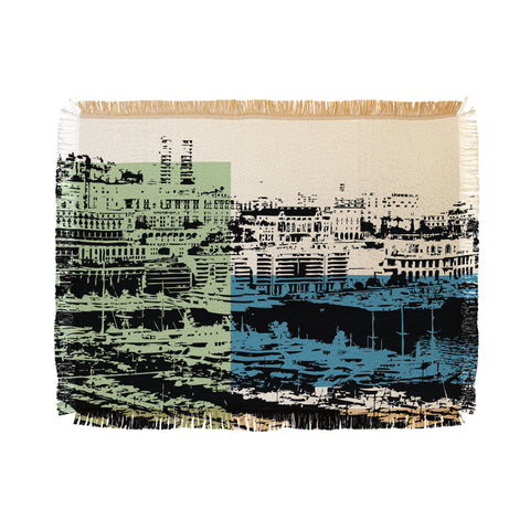 Amy Smith Boat Area Throw Blanket