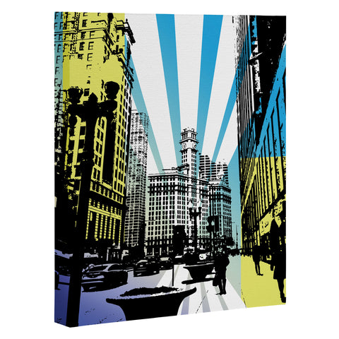 Amy Smith Chicago lights Art Canvas