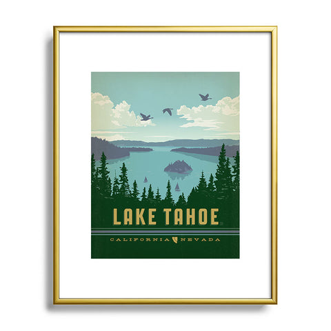 Anderson Design Group Lake Tahoe Metal Framed Art Print