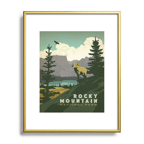 Anderson Design Group Rocky Mountain National Park Metal Framed Art Print