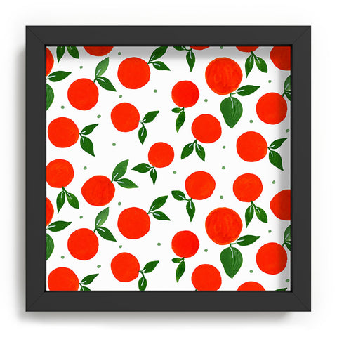 Angela Minca Tangerine pattern Recessed Framing Square