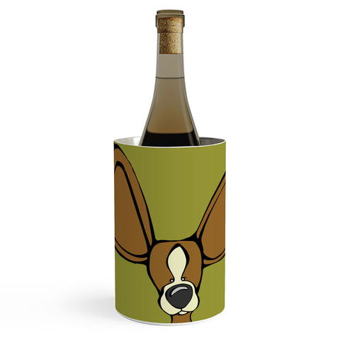 Angry Squirrel Studio Chihuahua 6 Wine Chiller