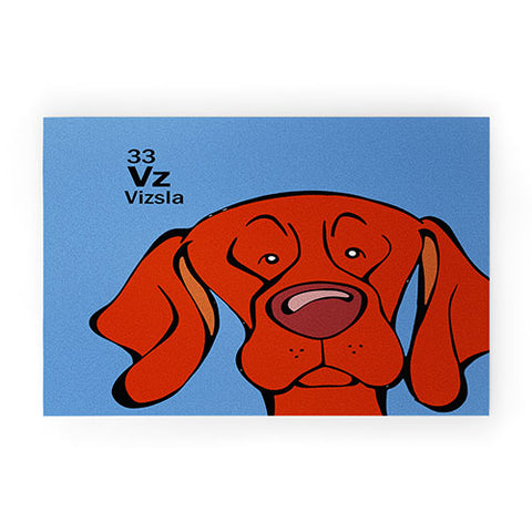 Angry Squirrel Studio Vizsla 33 Welcome Mat