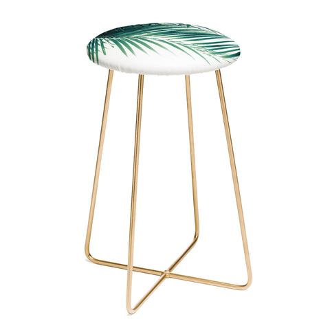 Anita's & Bella's Artwork Palm Leaves Green Vibes 4 Counter Stool